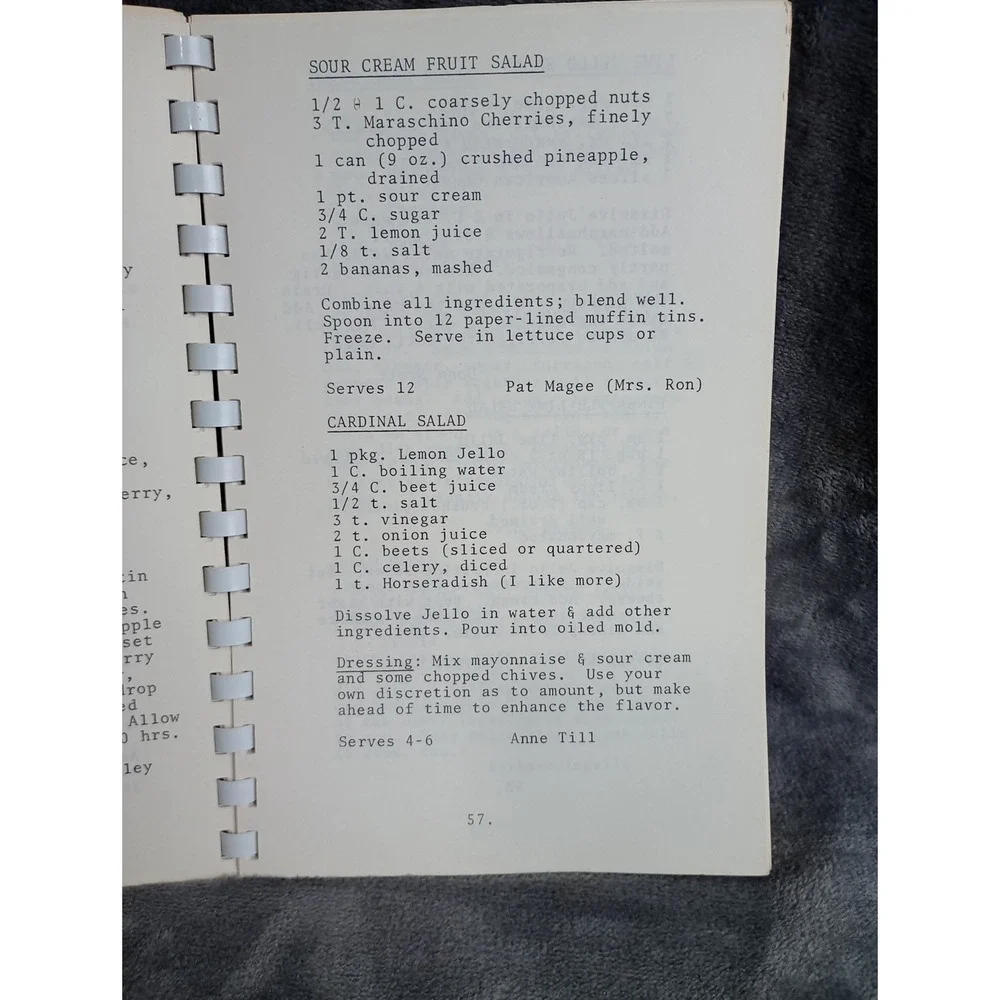 Old North Church Cookbook Marblehead Massachusetts 1978 Typed Local‎